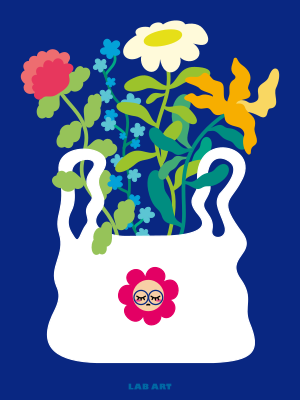 illustration fleurs mignon